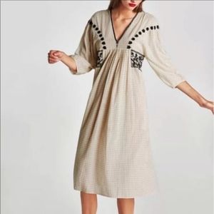 Zara Trafaluc Collection Midi Dress Size Large